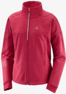 Salomon Kurtka Salomon Lightning Warm Softshell Rio Red C11558 - Kurtki i kamizelki sportowe damskie - miniaturka - grafika 1