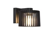 Lampy ogrodowe - Shyne kinkiet elewacyjny ścienny 1xE27 czarny 5197501012 - miniaturka - grafika 1