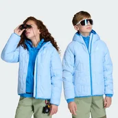 Kurtki i płaszcze dla dziewczynek - Dziecięca kurtka Terrex Kids Xperior CLIMAWARM Padded - Adidas - miniaturka - grafika 1