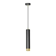 Lampy sufitowe - Emibig KIBO 1 BL/GOLD 644/1 lampa wisząca 1x30W/GU10 IP20 644/1 - miniaturka - grafika 1