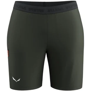 SALEWA Puez 4 szorty W, ciemnooliwkowe, XS - Spodenki damskie - miniaturka - grafika 1