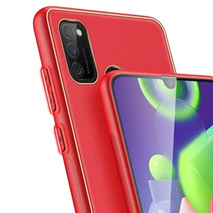 Dux Ducis Yolo eleganckie etui pokrowiec ze skóry ekologicznej Samsung Galaxy M30s czerwony - Etui i futerały do telefonów - miniaturka - grafika 7