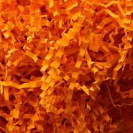 Folia, papier śniadaniowy, serwetki - Wypełniacz Naturalny Dekoracyjny 100g Pomarańczowy - miniaturka - grafika 1