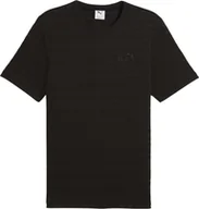 Koszulki męskie - Koszulka męska Puma Ess Elevated Structured Tee czarna 684722 01 M - miniaturka - grafika 1
