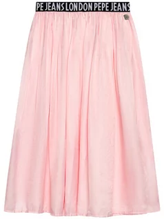 Sukienki i spódniczki dla dziewczynek - Pepe Jeans Spódnica Kesia PG900508 Różowy Regular Fit - grafika 1