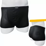 Majtki męskie - SILUET bokserki - męskie .3XL .czarny - miniaturka - grafika 1