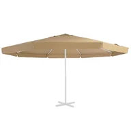 Pozostałe meble ogrodowe - vidaXL Pokrycie do parasola ogrodowego kolor taupe 500 cm 312541 - miniaturka - grafika 1