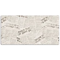 Podkładki na biurko - Mata na biurko Stare gazety 120x60 cm - miniaturka - grafika 1