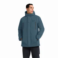 Kurtki męskie - Męska ocieplana parka Jack Wolfskin GLACIER SHIELD JKT M aluminium blue - S - miniaturka - grafika 1