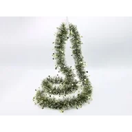 Ozdoby bożonarodzeniowe - Łańcuch choinkowy z gwiazdkami 9 x 200 cm zielono-złoty - miniaturka - grafika 1