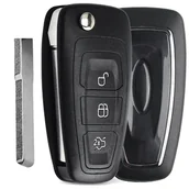 Etui na klucze - Obudowa Pilota Kluczyk Samochodowy Do Ford Mondeo Mk4 Focus Mk3 - miniaturka - grafika 1