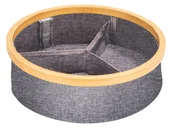 Inne artykuły do sprzątania - Wenko Organizer z bambusowymi elementami na bieliznę (Okrągły/ 3 przegródki) - miniaturka - grafika 1