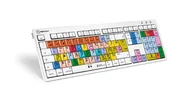Klawiatury - Logickeyboard LKB-LOGXP2-CWMU-DE klawiatura Biuro USB QWERTZ Niemiecki LKB-LOGXP2-CWMU-DE - miniaturka - grafika 1