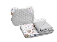 Akcesoria do wózków - KOMPLET DO WÓZKA VELVET BIAŁY LEŚNA PRZYGODA - miniaturka - grafika 1