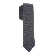 Krawaty i muchy męskie - Krawat wąski szary melanż EM 80 - EM Men's Accessories - miniaturka - grafika 1