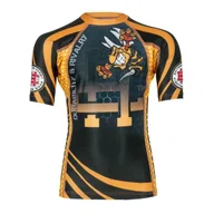 Kimona, stroje i obuwie - Koszulka Sportowa Dziecięca Rasguard MMA EXTREME HOBBY ANGRY WASP - miniaturka - grafika 1