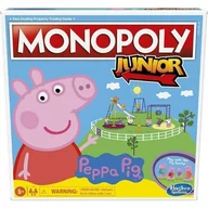 Figurki dla dzieci - JUEGO MONOPOLY JUNIOR PEPPA PIG - miniaturka - grafika 1