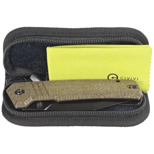 Nóż składany Civivi Bhaltair Green Burlap Micarta, Black 14C28N (C23024-3) - Noże - miniaturka - grafika 8