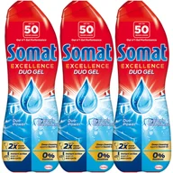 Środki do zmywarek - Somat Excellence Hygienic Żel do Zmywarki 150 Cykli 3 x 900ml - miniaturka - grafika 1