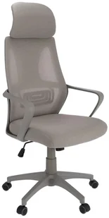Fotel biurowy, krzesło biurowe Elior Szare Nowoczesne Ergonomiczne Krzesło Obrotowe Do Biurka T2-A37 - Fotele i krzesła biurowe - miniaturka - grafika 1