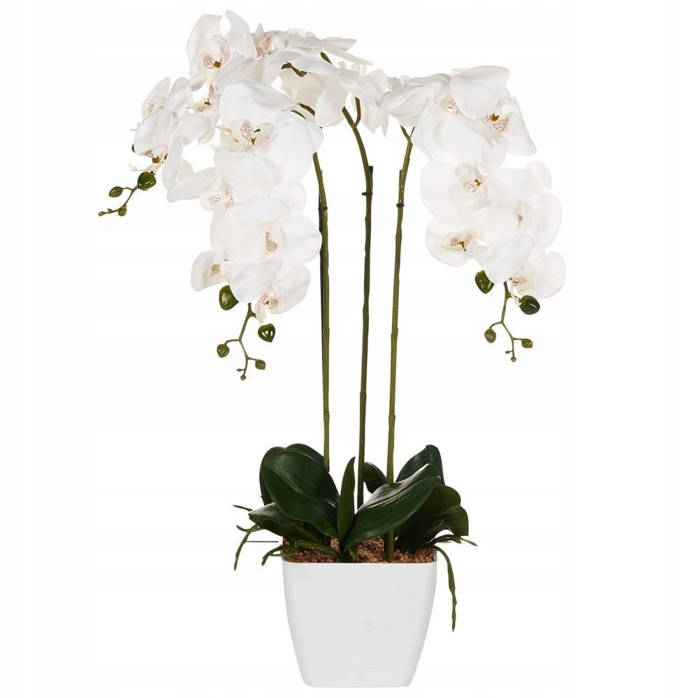 Beliani Sztuczna roślina doniczkowa 59 cm ORCHID