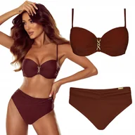 Stroje kąpielowe - Strój kąpielowy dwuczęściowy damski push up GABBIANO Ashley W 38E/M 75E - miniaturka - grafika 1