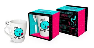 BGTech Kubek z łyżeczką SMILE To jest Twój dzień 340 ml uniwersalny 69392-uniw - Kubki - miniaturka - grafika 1