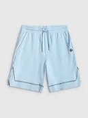 Spodenki męskie - 4F Spodenki dresowe męskie - niebieskie L - miniaturka - grafika 1