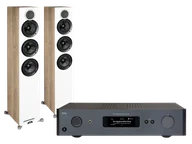 Zestawy stereo - NAD C 379 (czarny) + Debut Reference F5 (biały) - miniaturka - grafika 1