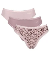 Komplety bielizny - Sloggi trójpak majtki damskie typu high leg GO Crush High leg C3P-S - miniaturka - grafika 1