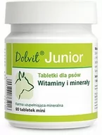 Suplementy i witaminy dla psów - DOLFOS DOLVIT CANIS JUNIOR 90 TABL. MINI - miniaturka - grafika 1