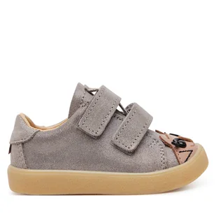 Sneakersy Mrugała Maki Kitty 3180/5-84 Srebrny - Buty dla dziewczynek - miniaturka - grafika 1