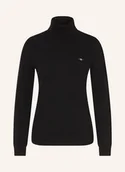 Swetry damskie - Gant Golf schwarz - GANT - miniaturka - grafika 1