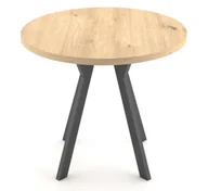Stoły - Rozkładany okrągły stół dąb artisan M8-Z12 - miniaturka - grafika 1