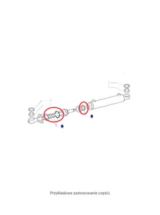 NEW HOLLAND CASE Komplet uszczelek siłownika skrętu CNH 5190916 5190916 - Części i akcesoria do maszyn rolniczych - miniaturka - grafika 1