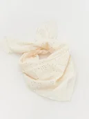 Czapki dla dzieci - Reserved - Apaszka z połyskującym wzorem - złamana biel - miniaturka - grafika 1