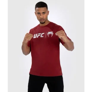 UFC Venum T-Shirt Koszulka Classic Red/White - Koszulki sportowe męskie - miniaturka - grafika 1