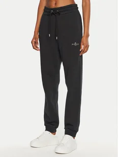 Pinko Spodnie dresowe Carico 100371 A27V Czarny Regular Fit - Spodnie sportowe damskie - miniaturka - grafika 1