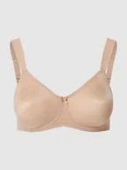 Biustonosze - Biustonosz z fiszbinami i fakturowanym wzorem model ‘Essential Minimizer’ - miniaturka - grafika 1