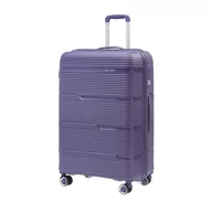 Walizki - Duża walizka PUCCINI CASABLANCA PP023A 7D Fioletowa - miniaturka - grafika 1