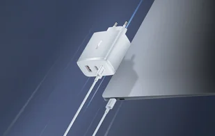 Ładowarka sieciowa Baseus OS-Cube Pro 2xUSB-C + USB, 65W (biała) - Ładowarki do telefonów Ładowarka sieciowa Baseus OS-Cube Pro 2xUSB-C + USB, 65W (biała) - Ładowarki do telefonów - miniaturka - grafika 9