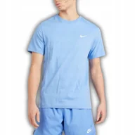 Koszulki męskie - NIKE T-SHIRT MĘSKI CZARNY BAWEŁNA KOSZULKA SPORTOWA XL Z HAFTOWANYM LOGO - miniaturka - grafika 1