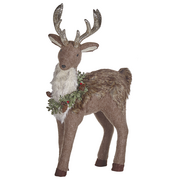 Ozdoby bożonarodzeniowe - Lumarko Figura dekoracyjna renifer 70 cm brązowa TAPIO - miniaturka - grafika 1