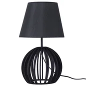 Lampy stojące - Beliani Lampa stołowa czarna SAMO - miniaturka - grafika 1