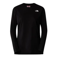 Bluzki damskie - THE NORTH FACE Simple Dome bluzka TNF Black XL - miniaturka - grafika 1