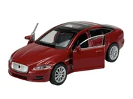 Samochody i pojazdy dla dzieci - WELLY 2010 JAGUAR XJ CZERWONY 1:34 43652 Samochód Nowy Metalowy Model - miniaturka - grafika 1
