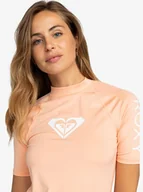 Koszulki i topy damskie - damska koszulka do pływania ROXY WHOLE HEARTED TEE Salmon - MFG0 - miniaturka - grafika 1