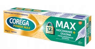 GlaxoSmithKline CONSUMER HEALTHCARE SP Z COREGA max osłona krem mocujący do protez zębowych 40 g 9086596 - Higiena protez i aparatów ortodontycznych - miniaturka - grafika 2