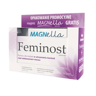 Zestaw Feminost, 56 tabletek powlekanych + Magnella, 28 tabletek MRS gratis - Układ moczowy i płciowy - miniaturka - grafika 1