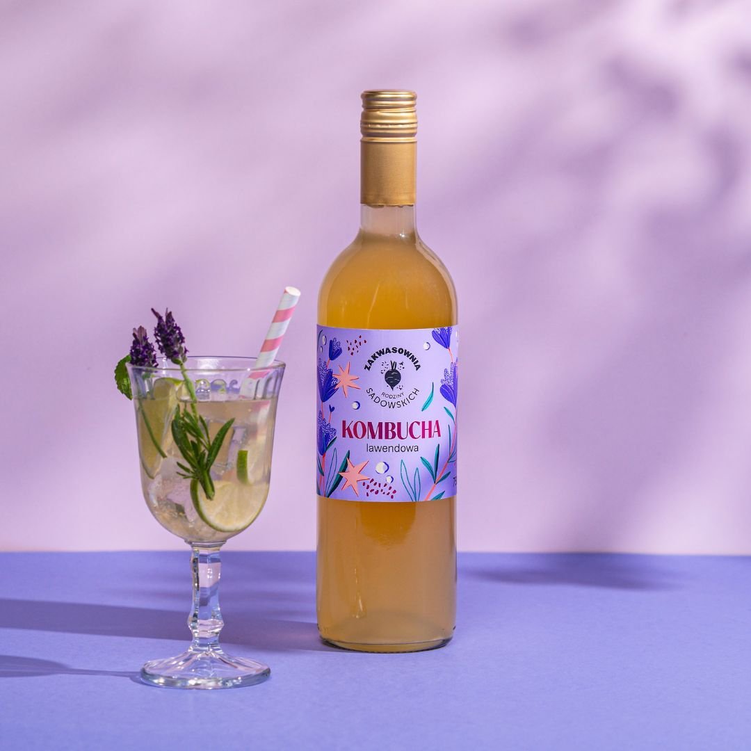 Kombucha lawendowa